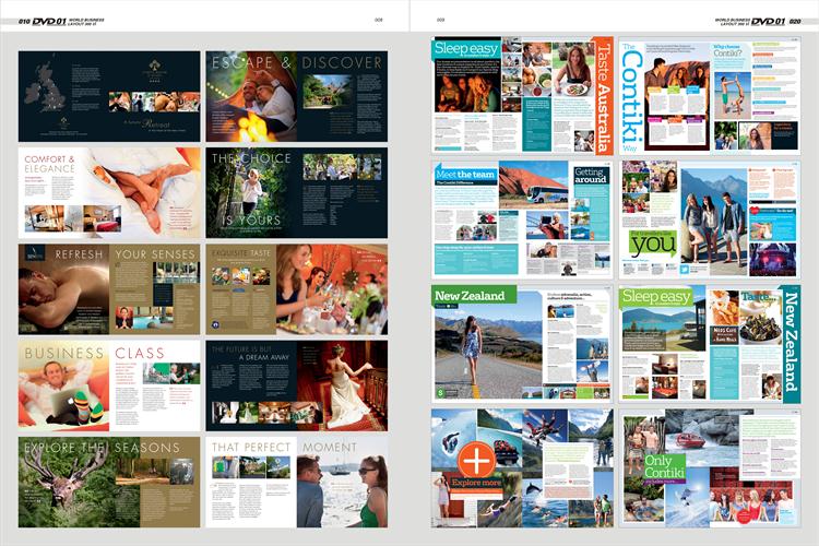 世界版式300强5 平面设计素材排版画册模板矢量PSD分层版式源文件