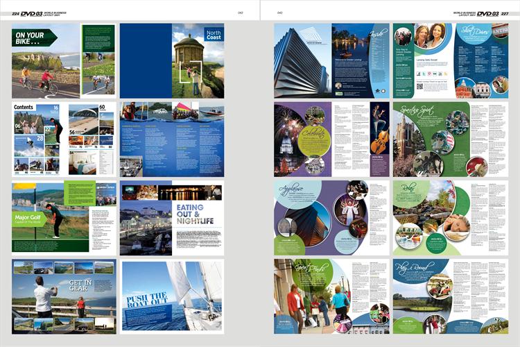 世界版式300强5 平面设计素材排版画册模板矢量PSD分层版式源文件