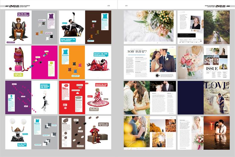 世界版式300强5 平面设计素材排版画册模板矢量PSD分层版式源文件