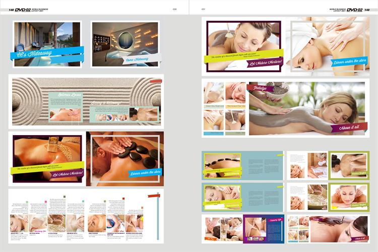 世界版式300强5 平面设计素材排版画册模板矢量PSD分层版式源文件