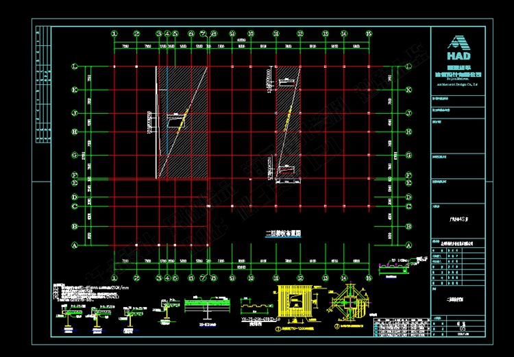CAD钢结构图纸 建筑办公楼厂房施工方案 工程设计大全