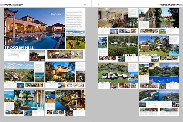 世界版式300强5 平面设计素材排版画册模板矢量PSD分层版式源文件