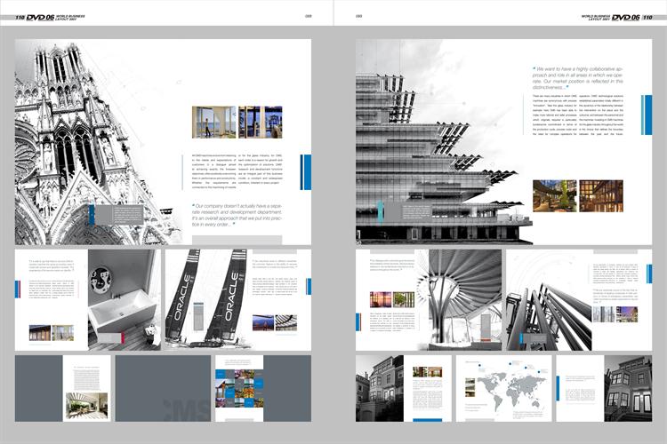 世界版式300強5平面設計素材排版畫冊模板矢量psd分層版式源文件