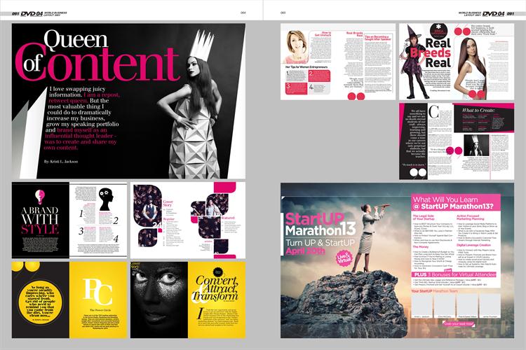 世界版式300强5 平面设计素材排版画册模板矢量PSD分层版式源文件