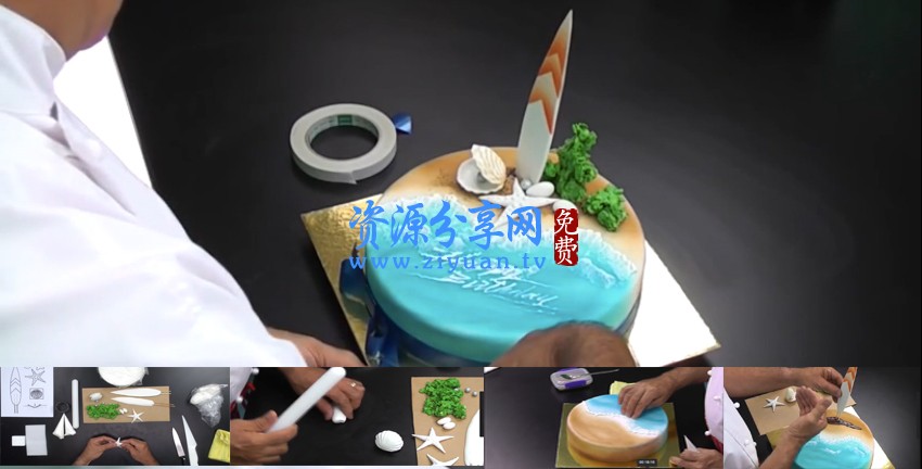 翻糖蛋糕配方制作视频教程