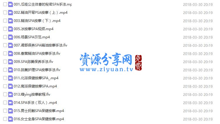 最新美容技能培训视频教程