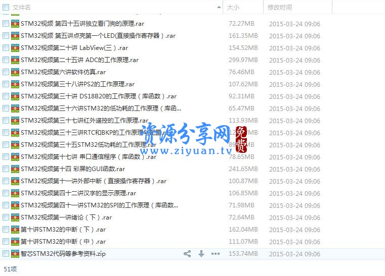 STM32单片机入门学习教学视频教程