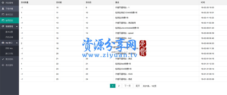 云在线自动建站系统网站源码内含云端模版一键极速建站